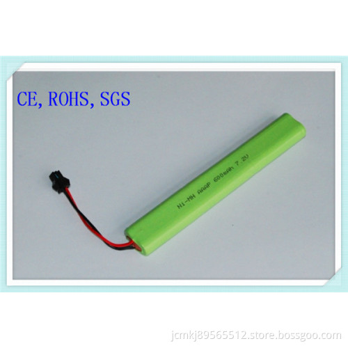 Ni-MH Battery Aaap-7.2V 600mAh for Electric Toys, Battery, Alarm System, Rechargeable Battery